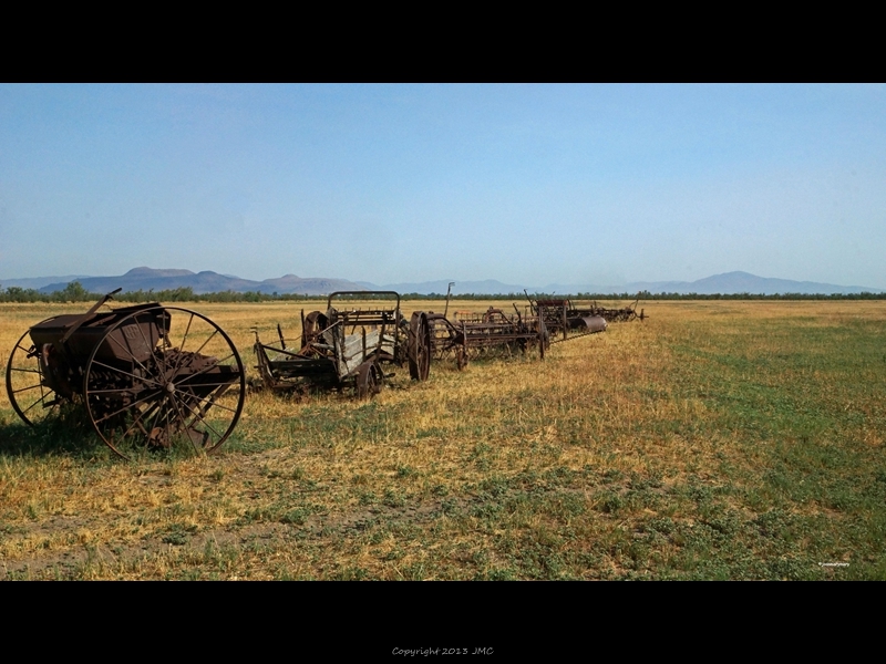 Old machinery near Brigham City- UT