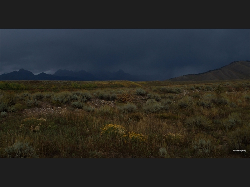 There-s a storm across the mountian...Gros Ventre Rd