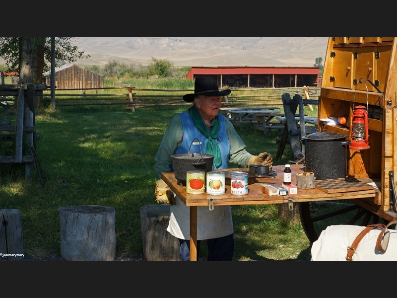 Grant-Kohrs National Monument- Chuckwagon cook