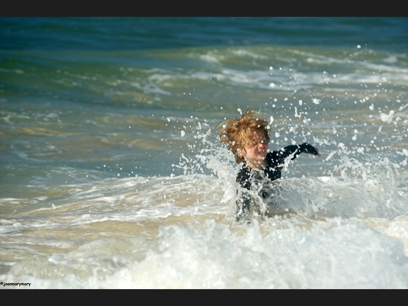 Playing in the waves St George 2012 (3)